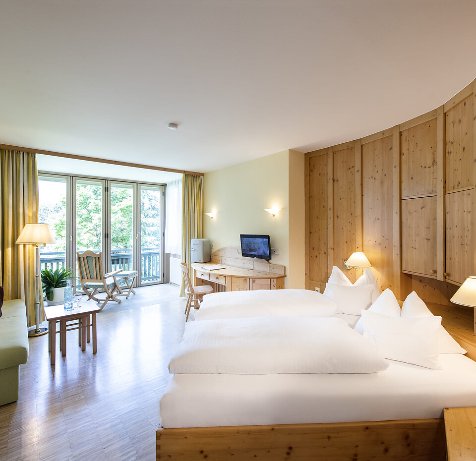 Doppelzimmer im Ortners Eschenhof - Hotel in Kärnten Modernes Doppelzimmer im Naturhotel Eschenhof